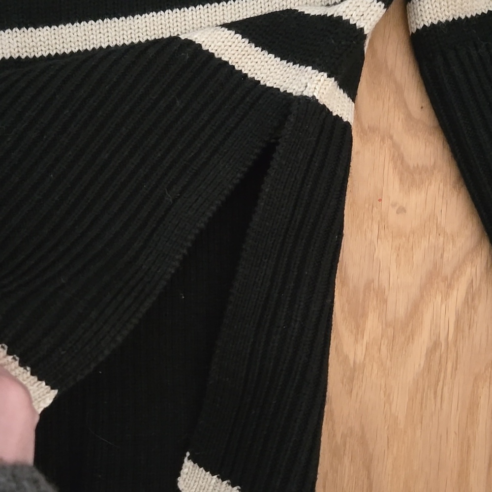 Toteme Signature Striped Turtleneck Sweater, XS, GUC, Wool Blend, Quiet Lux - Picture 5 of 9